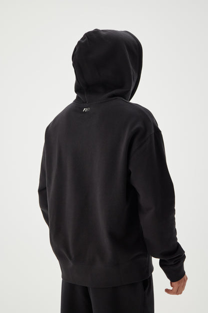 Men wearing Hoodie back view