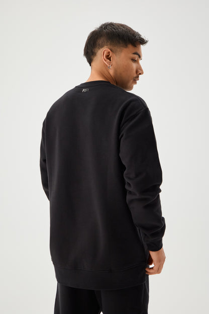 Men wearing Sweatshirt back view